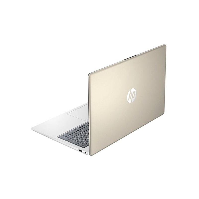 Laptop HP Core i5 13 generación 16GB RAM 512GB SSD 15.6" vista dorsal oblicua