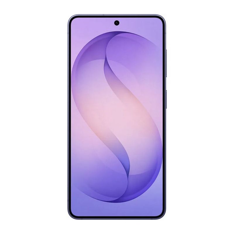 Celular Samsung Galaxy S26 12GB RAM 256GB 5G pantalla AMOLED violeta cobalto vista frontal