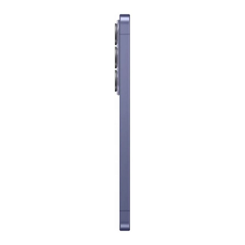 Celular Samsung Galaxy S26 12GB RAM 256GB 5G pantalla AMOLED violeta cobalto vista lateral