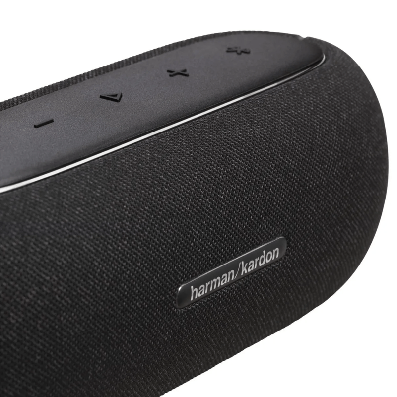 Parlante Bluetooth Harman Kardon Luna diseño elegante vista lateral
