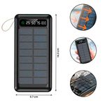 Cargador portátil Sanci 40000 mAh alta capacidad carga rápida dimensiones