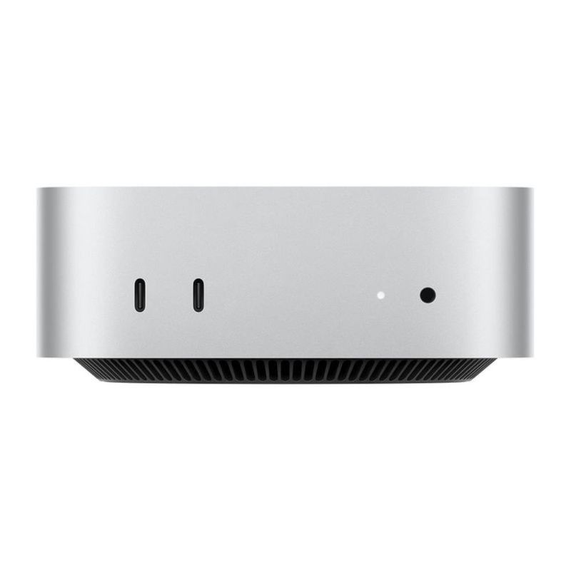 Mac mini Apple M4 16GB RAM 256GB SSD plateado vista frontal