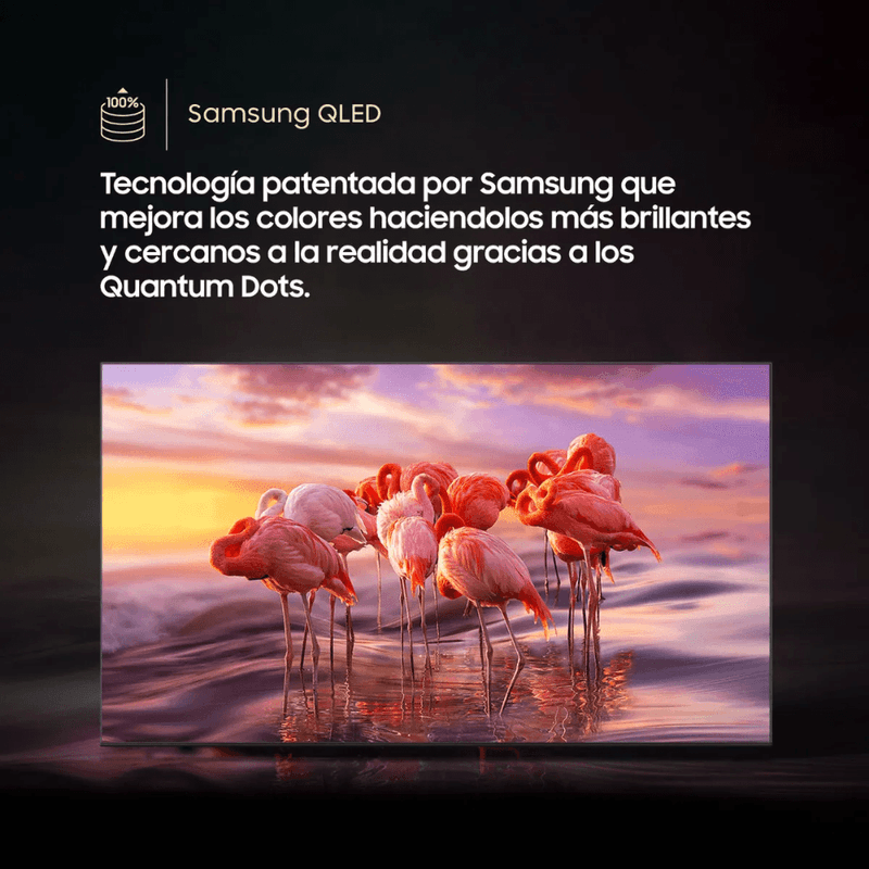 Smart TV Samsung 75 QLED 4K Vision AI Tizen 2025 frontal beneficios