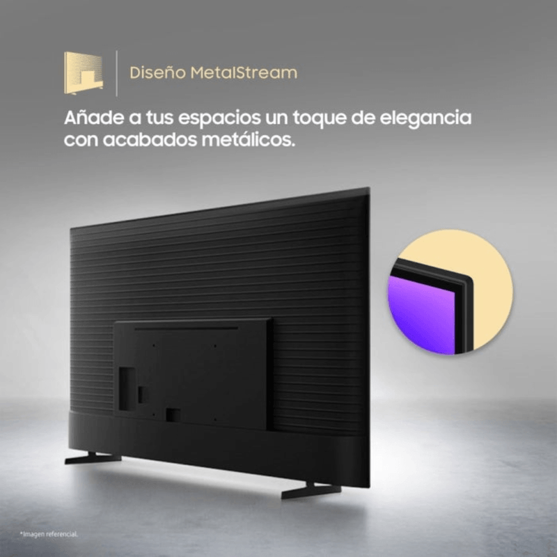 Smart TV Samsung 55 QLED 4K UHD Tizen 2025 55 pulgadas dorsal