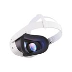 Lentes de realidad virtual Meta Quest 3S 256GB Wi-Fi blanco vista dorsal oblicua