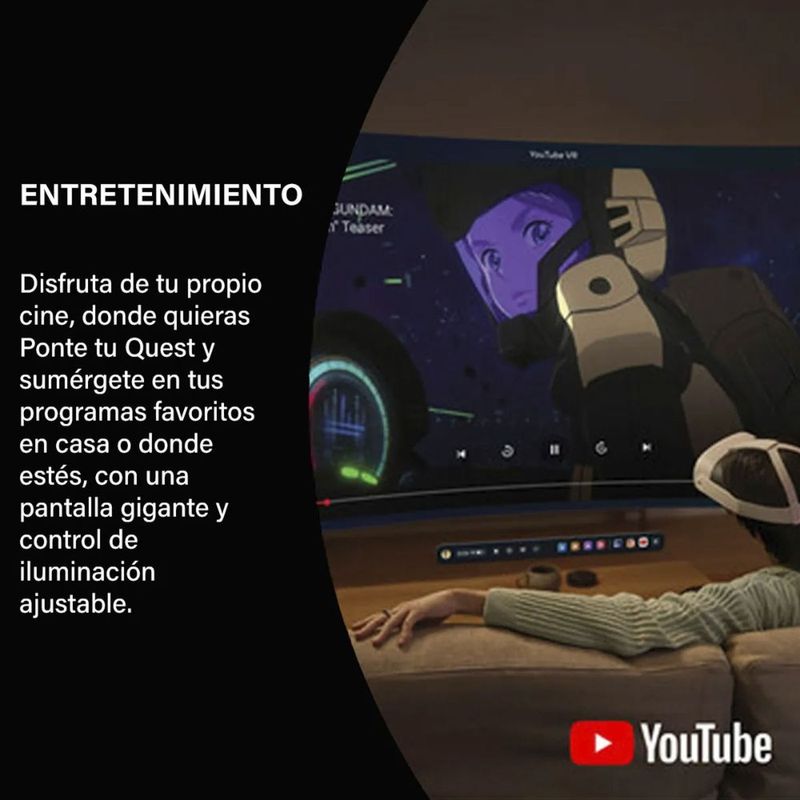 Lentes de realidad virtual Meta Quest 3S 256GB Wi-Fi blanco especificación