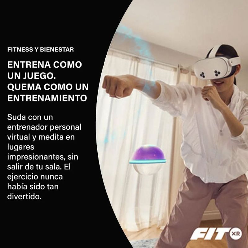 Lentes de realidad virtual Meta Quest 3S 256GB Wi-Fi blanco especificación