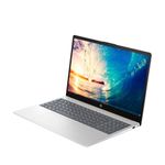 Laptop HP 15-fc0275la 15.6" AMD Ryzen 7 512GB SSD dorado cálido plata natural vista frontal dorsal