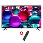 Smart TV LG 43 pulgadas 4K Ultra HD vista frontal con regalo