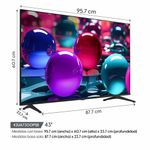 Smart TV LG WebOS con apps streaming vista diagonal