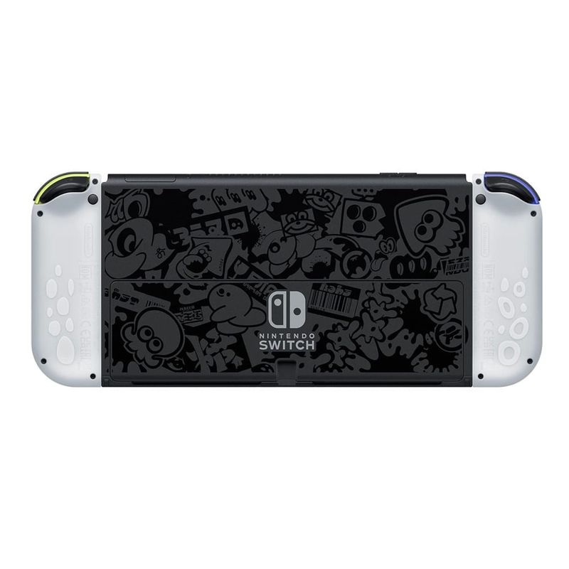 Nintendo Switch OLED Splatoon 3 64GB edición especial dorsal