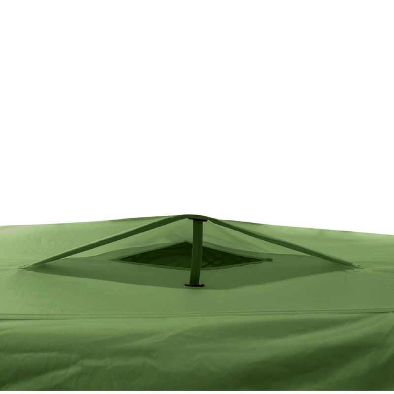 Carpa-3-estaciones-para-8-10-personas-de-poliester-verde