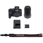 Cámara mirroless Canon EOS R10 24.2MP + lente 18-150mm negro  accesorios