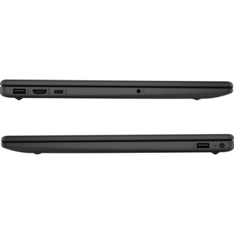 Laptop HP con SSD 256GB diseño moderno vista lateral