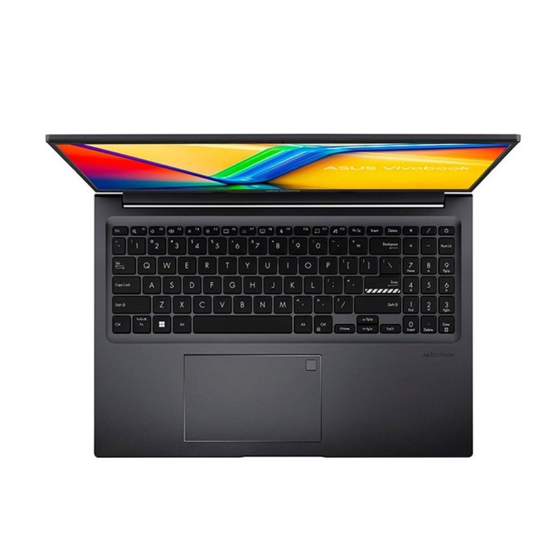 Laptop ASUS Vivobook 16 6X1605VA-MB1440 Intel Core i7 16" 16GB 512GB SSD negro vista frontal cenital