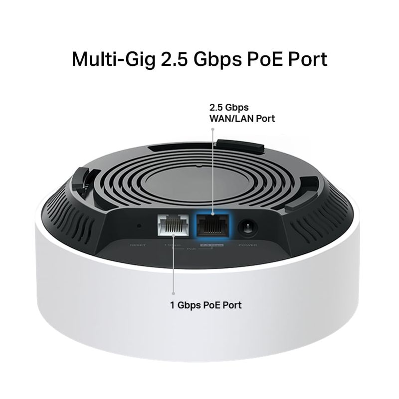 Sistema Mesh TP-Link Deco X50 PoE AX3000 pack x3 Wi-Fi doble banda vista frontal