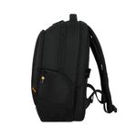 Mochila viajera Samsonite Locus negra con smart sleeve  lateral