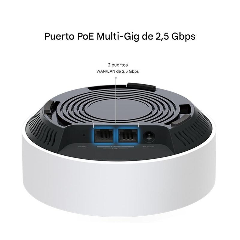 Sistema WiFi Mesh TP-Link Deco X50 PoE AX3000 doble banda vista frontal