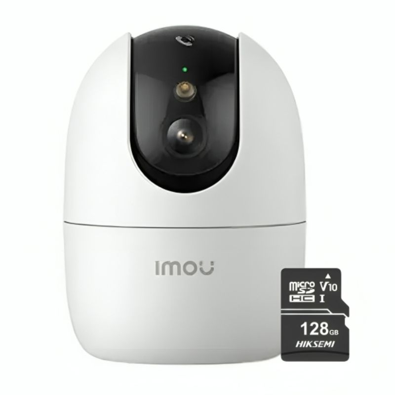 Cámara de seguridad IMOU Ranger 2 Pro 5MP 3K interior blanco con Micro SD 128GB