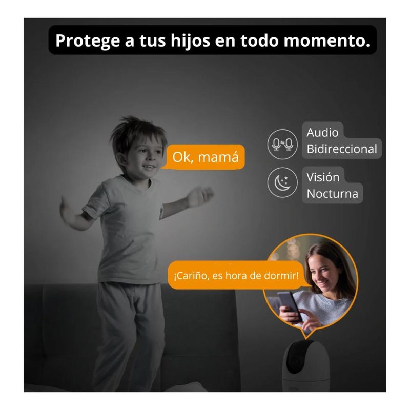 Cámara de seguridad IMOU Ranger 2 Pro 5MP 3K interior blanco especificaciones