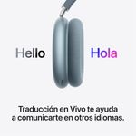 AirPods Max 2 Blue On-Ear Cancelación Activa de Ruido frontal frontal traducción