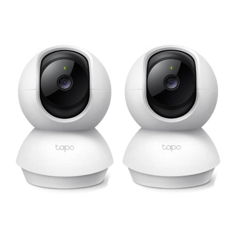 Kit de 2 cámaras de seguridad TP-Link Tapo C210 Wi-Fi 360° visión nocturna blanco vista frontal