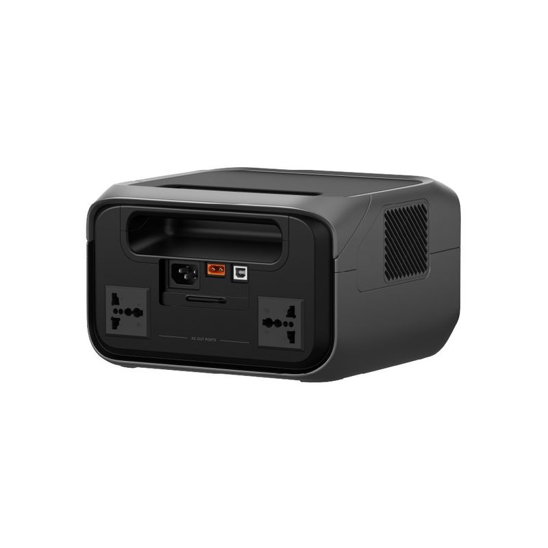Estación de energía EcoFlow River 3 Plus 286Wh 600W negro vista diagonal