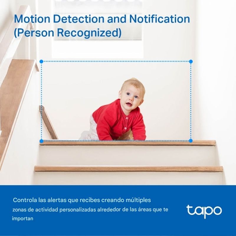 Cámara de seguridad TP-Link Tapo C210 3MP Wi-Fi visión nocturna 360° blanco especificaciones