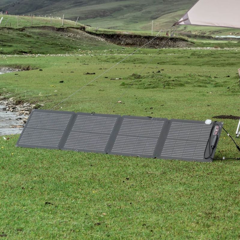 Combo EcoFlow River 3 300W + Panel Solar 110W Portátil contexto