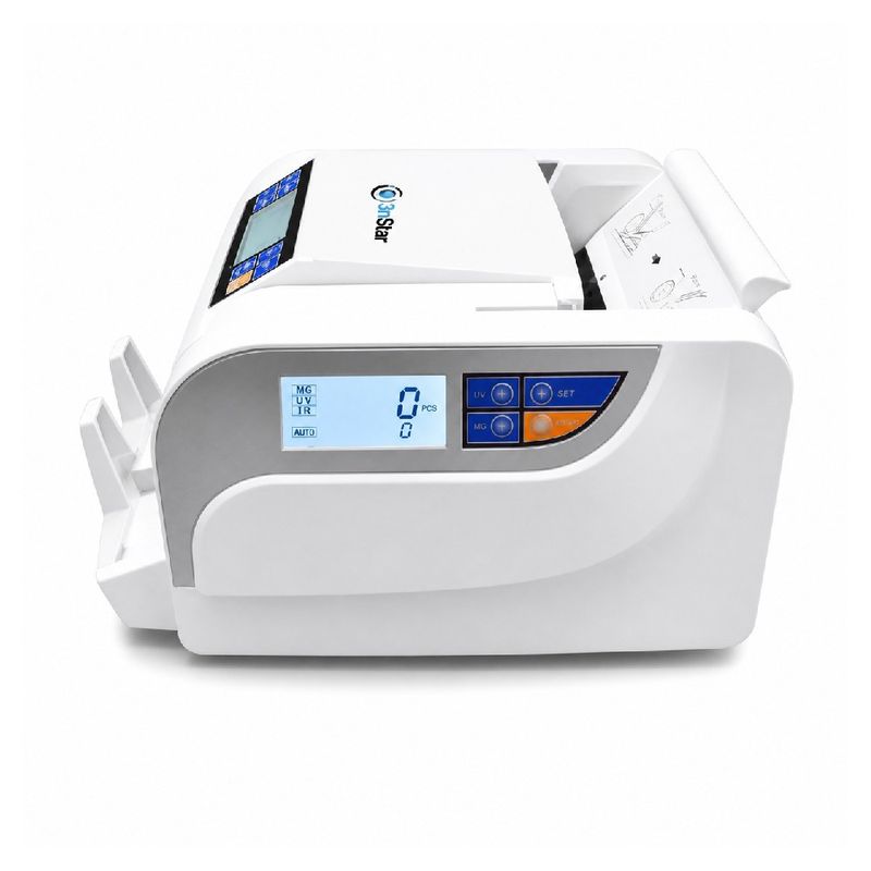 Contador de billetes 3NSTAR 1000/min 3 pantallas LCD frontal lateral