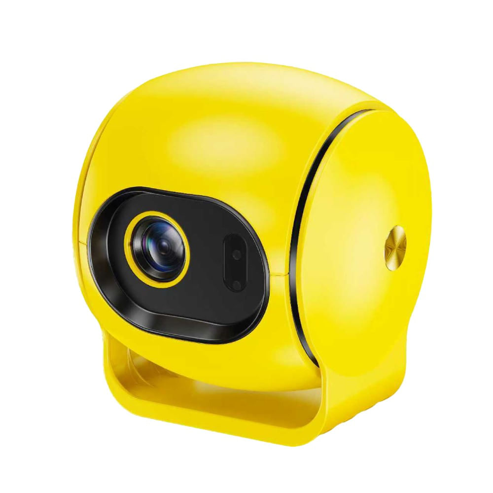 Proyector portátil Westminster Cine Home HD, 5000 lúmenes, proyección hasta 120"", conectividad HDMI y USB, Android TV, amarillo