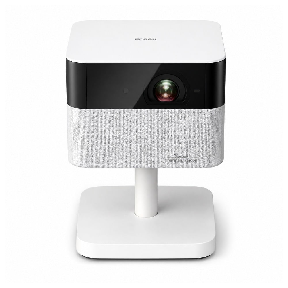 Proyector portátil Epson EF-71 FHD, 700 lúmenes, proyección hasta 150"", conectividad HDMI y USB, Google TV, blanco