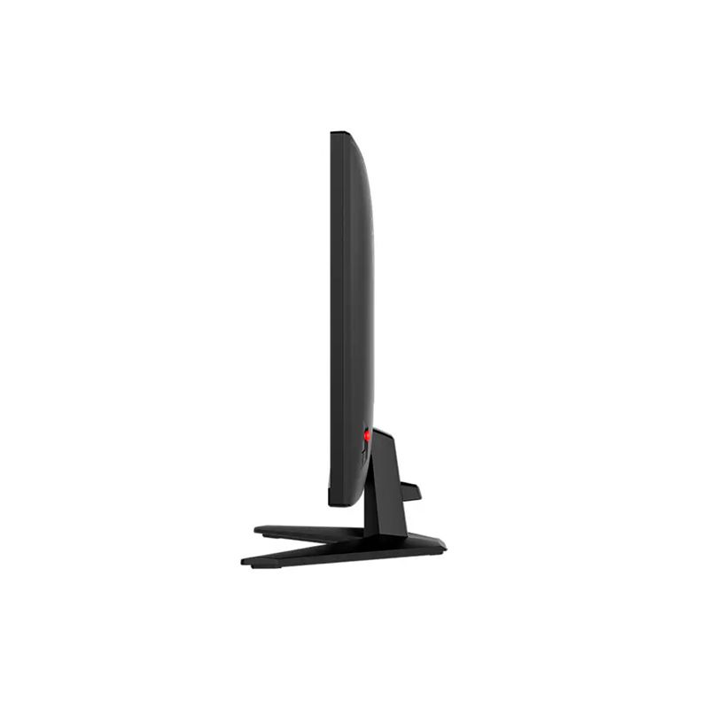 Monitor gamer plano MSI MAG 272F 27" IPS FHD puerto HDMI DP negro vista lateral