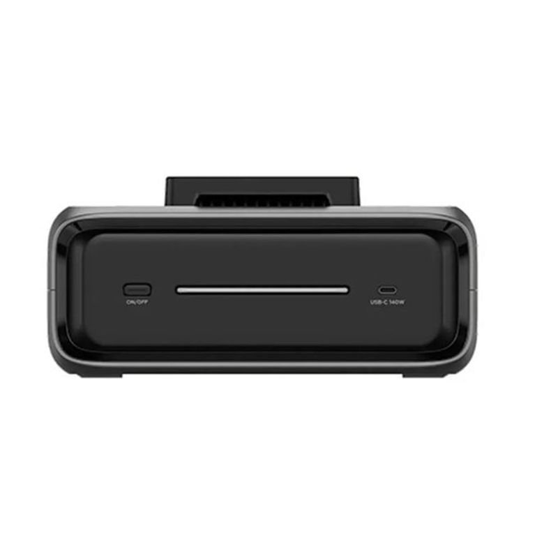 Batería adicional EcoFlow EB300 300Wh negro vista lateral