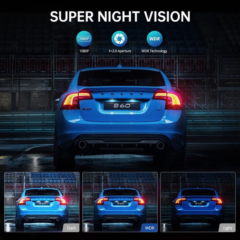 Cámara para autos Azdome M330 visión nocturna Wi-Fi negro con micro SD 64GB especificaciones