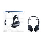 Audífonos Sony Pulse Elite PS5 PC blanco paquete frontal