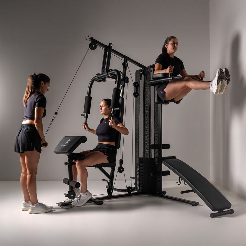 Máquina Home Gym P700 Pro negro uso entrenamiento de fuerza