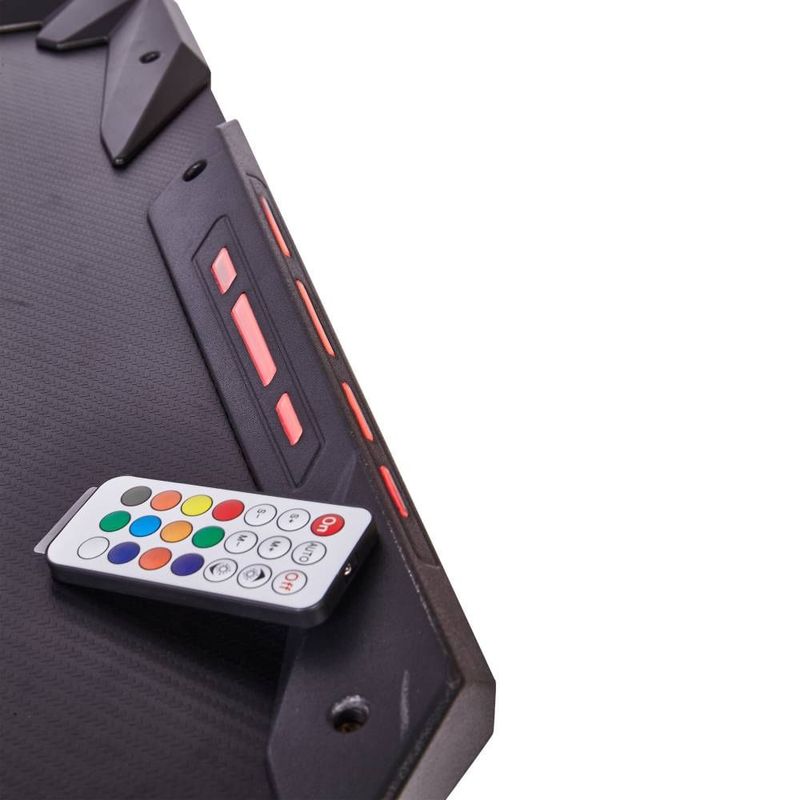 Combo silla gamer T4G mesa gamer RGB Coolbox luces led mesa