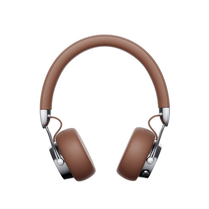 Audífonos bluetooth QCY Era 7 marrón vista frontal