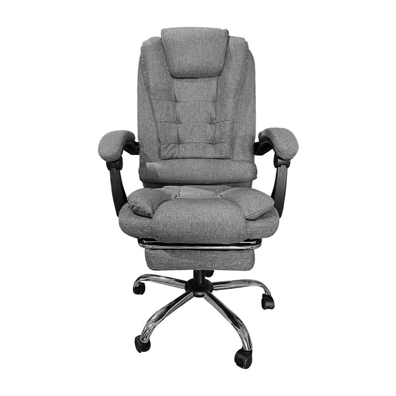 Silla gerencial Evox Advance C1-GR reclinable gris frontal