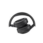 Audífonos bluetooth on ear QCY H3 Lite almohadillas acolchadas Negro Lateral plegado
