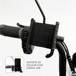Bicimoto eléctrica KIRA velocidad máxima 25 km/h negra especificaciones