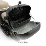 Bicimoto eléctrica Futur Kira velocidad máxima 25 km/h greige vista frontal especificaciones