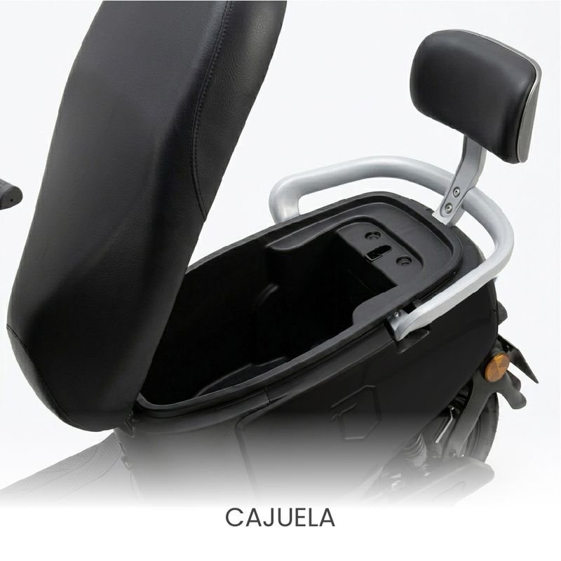 Moto eléctrica Tera velocidad máxima 50 km/h gris especificaciones