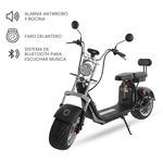 Moto eléctrica Futur Rebel velocidad máxima 50 km/h negra especificaciones