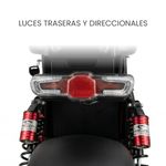 Moto eléctrica Futur Rebel velocidad máxima 50 km/h rojo especificaciones