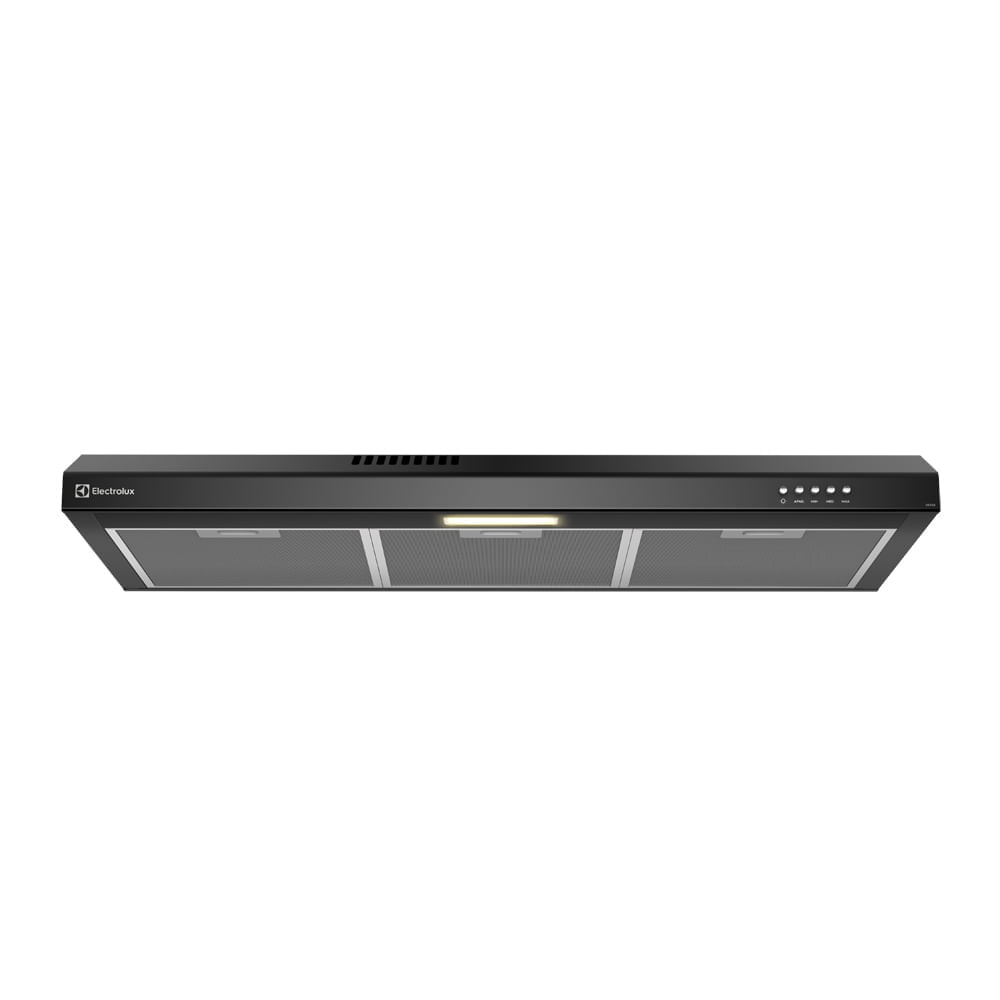 Campana extractora Electrolux DE9SB, 90 cm, 3 velocidades, iluminación LED, negro