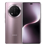 Celular Honor X9C titanio morado 256GB vista frontal pantalla encendida