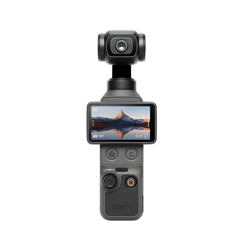 Cámara DJI Osmo Pocket 4 Creator Combo con grabación 4K vista frontal