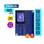 Celular Nokia 105 2024 azul diseño compacto